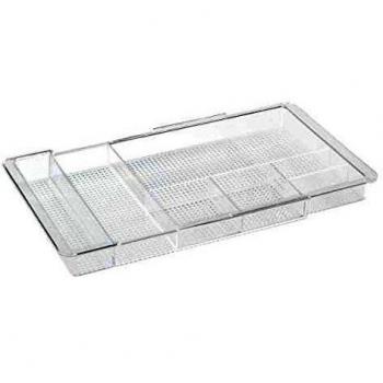 Organizador de Cosméticos Acrílico Transparente Wenko 19.5 x 3 x 28.5 cm