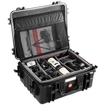 Vanguard Supreme 46D - Maletín Sumergible con Compartimentos, Color Negro