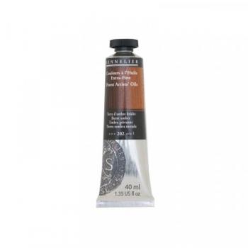Óleo Extra Fino Sennelier - 40ml - Tierra de Sombra Quemada - Pigmentos Naturales - Acabado Satinado