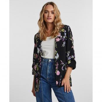 Pieces Women's 3/4 Sleeve Blazer with Lapel Collar - Bosella Collection
