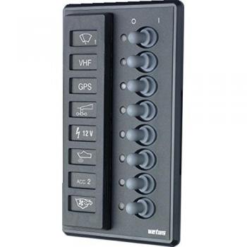 Panel de Interruptores y Fusibles Automáticos Vetus P8F