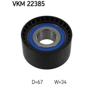 Polea de deflexión/guía SKF VKM 22385 para correa v-ribbed, compatible con FIAT Ducato II Furgón, CITROËN Jumper y RENAULT MASTER 2 Kasten