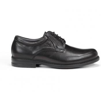 Zapatos de cordones para hombre Fluchos Simon 8466 en piel color negro