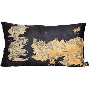 SD toys SD-SDTMGM20076 Mapa de Poniente Cojín Game of Thrones, Multicolor, 34x55x8 cm