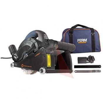 FERM FERM Rozadora de pared 1650W - 150mm - Láser - Incl. 2 hojas diamantadas, adaptador de la aspiradora y bolsa de almacenamiento