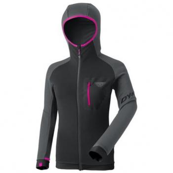 Chaqueta Forro Polar con Capucha Dynafit Radical Polartec Mujer Negro Gris Rosa Talla L