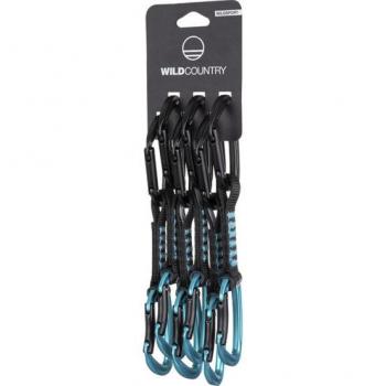 Cinta Exprés Wild Country Wildsport 12 cm - Set de 6 Unidades Negro/Azul