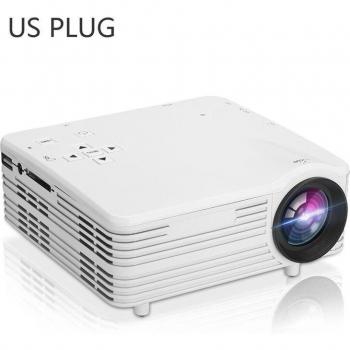 Proyector LCD Mini Portátil LED1018 con HDMI, USB, VGA, AV y SD - Soporte 1080P para Cine en Casa