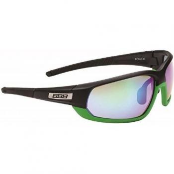 BBB 2973254525 Gafas Ciclismo, Unisex, Negro/Verde, Talla Única