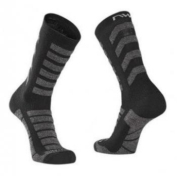 Calcetines Northwave Husky Ceramic Negro - Ropa hombre, características: diseño de alta calidad, material cerámico para mayor comodidad y rendimiento, color negro con detalles en gris, talla L