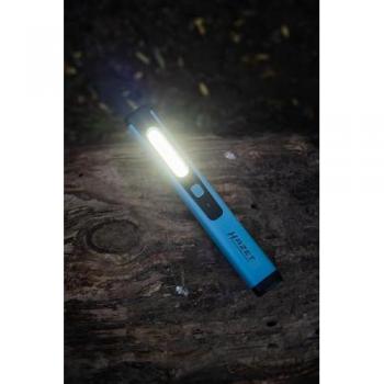 Juego de Lámparas LED Hazet 1979W2/3, Carga Inalámbrica, 3 Piezas, Incluye Luz de Pen, Doble Almohadilla de Carga Inalámbrica, Cable USB