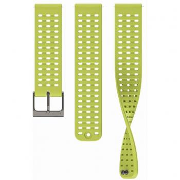 Correa de silicona Athletic 2 Light Lime - Suunto 22 ATH2 SILICONE STRAP LIGHT LIME S+M Amarillo, tipo de producto: correa de silicona, color: lime (amarillo claro), tamaño