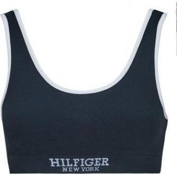 Sujetador Bralette sin relleno Tommy Hilfiger para mujer con monotipo en color azul marino, talla L