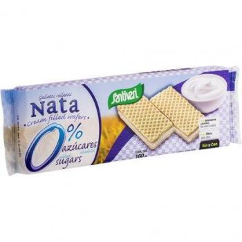 Galletas Rellenas de Nata Sin Azúcar 120g Santiveri