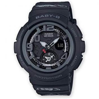 CASIO Reloj Analógico-Digital para Mujer de Cuarzo con Correa en Resina BGA-190KT-1BER