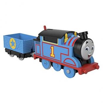 Motorized Multicolor Thomas Train Engine with Cargo for Preschool Play