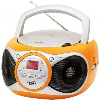 Trevi CD 512 Digital 6W Naranja, Plata - Radio CD