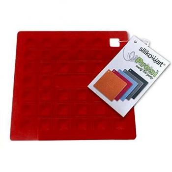 Silikomart Miss Hot - Sostenedor de Olla de Silicona Flexible 17.5x17.5 cm, Color Rojo