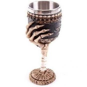 Creativo 3d esqueleto cara Terror cráneo Taza Acero Inoxidable Resina cráneo tazas