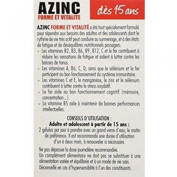 Azinc 60 gélules Arkopharma