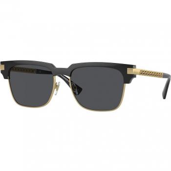 Versace Ve4447 GB1/87 55 Square Black Men's Sunglasses