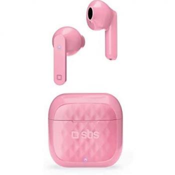 Auriculares Inalámbricos Magnéticos SBS TEEARAIRFREETWSBTP Rosa
