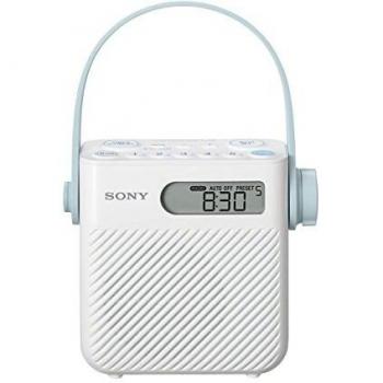 Sony ICF-S80 - Radio de ducha de 0.5W, blanco