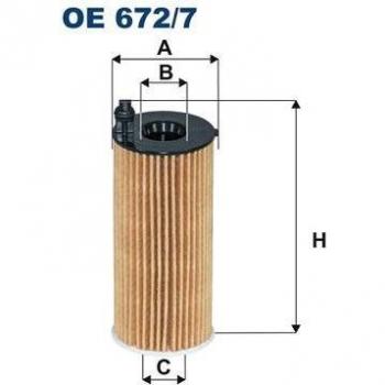 Filtro de aceite FILTRON OE 672/7A