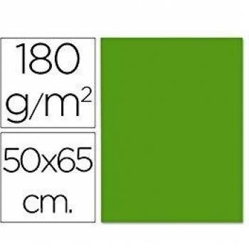 CARTULINA LIDERPAPEL 50X65 CM VERDE NAVIDAD 180 GR UNIDAD