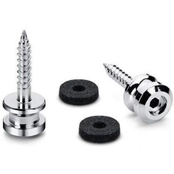 Schaller Chrome S-Lock Strap Pins Set