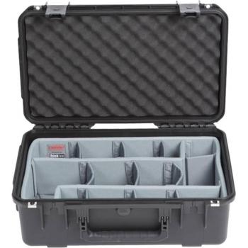 SKB iSeries 2011-8DT Case with Think Tank Designed Photo Dividers, Black, 19.5in x 10.5in x 7in