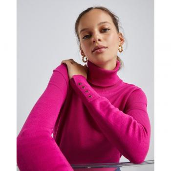 Easy Wear - Jersey de mujer cuello vuelto fino
