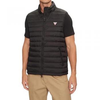 Guess Men's Regular Fit Black Vest M4YN11 WG922