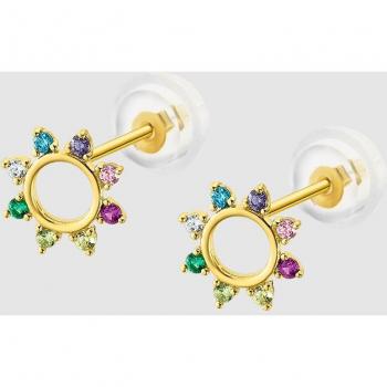Pendientes Time Road HIN00242 Oro, Mujer