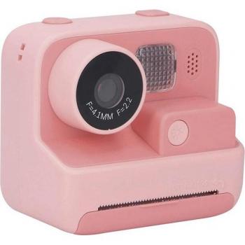 Cámara digital para niños DAM K27, 40mpx, video FHD, impresión instantánea, flash, dimensiones 9x5,5x8 cm