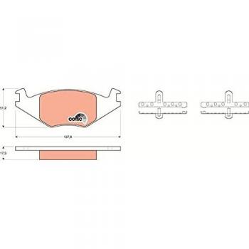TRW Automotive AfterMarket GDB463 TRW