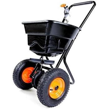 Esparcidor Centrífugo FUXTEC FX-GS36 - 45L, Ajustable para Sal, Abono, Semillas y Arena