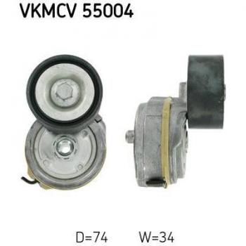 Polea tensora SKF VKMCV 55004, para correa de distribución, incluye polea de deflexión/guía