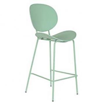 Taburete DKD Home Decor 52,5 x 49 x 104 cm Metal Verde Polipropileno