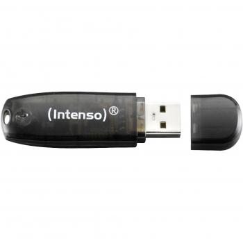 Intenso Rainbow Line Memoria USB 2.0 16GB, Negro