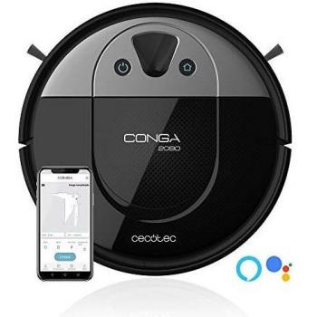Cecotec Saugroboter Conga 2090 Vision. iTech Camara 360-Technologie, Peeling, Sweep auf einmal, App, Spot- und Flächenreinigung, 2700 Pa, Alexa & Google Assistant