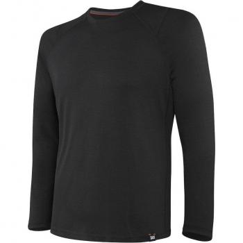 Saxx - Camiseta de hombre Aerator Tee Saxx, Long Sleeve, color Negro, talla M
