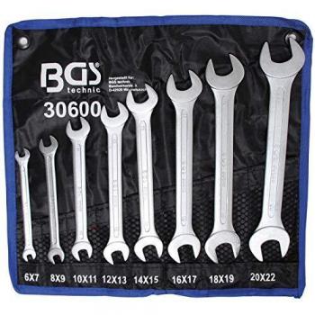 Juego de llaves de boca doble BGS | 6 - 22 mm | 8 piezas