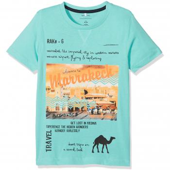 NAME IT Nkmjames SS, Camiseta para Niños, Azul