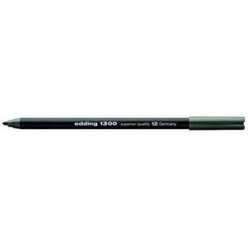 Edding Rotulador punta redonda 3mm gris 1300-12