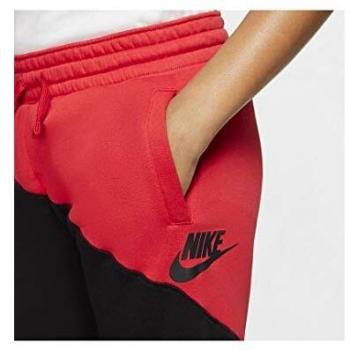 NIKE CJ7873-012 Sweatpants, Black/University Red, M Boys