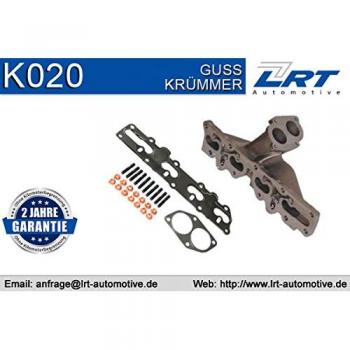 Colector de escape LRT K020 para Opel Astra F con piezas de ensamblaje