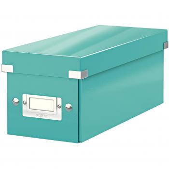 Leitz Caja para guardar CD, Turquesa, Click and Store, 60410051