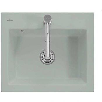 Fregadero de Cocina Villeroy & Boch Subway 60 S - Cerámica Fossil 60 x 51 cm con Desagüe Manual