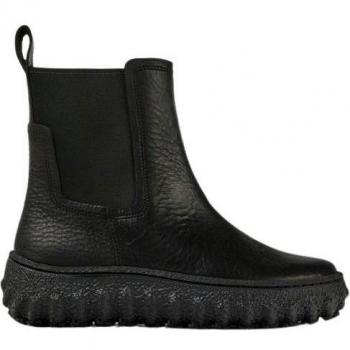 Camper Rancho Ground Women's Ankle Boots - Black Smooth Leather